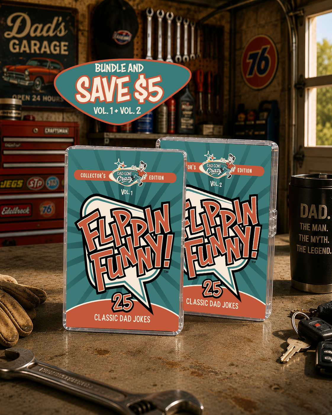 Flippin' Funny™ Dad Joke Decks