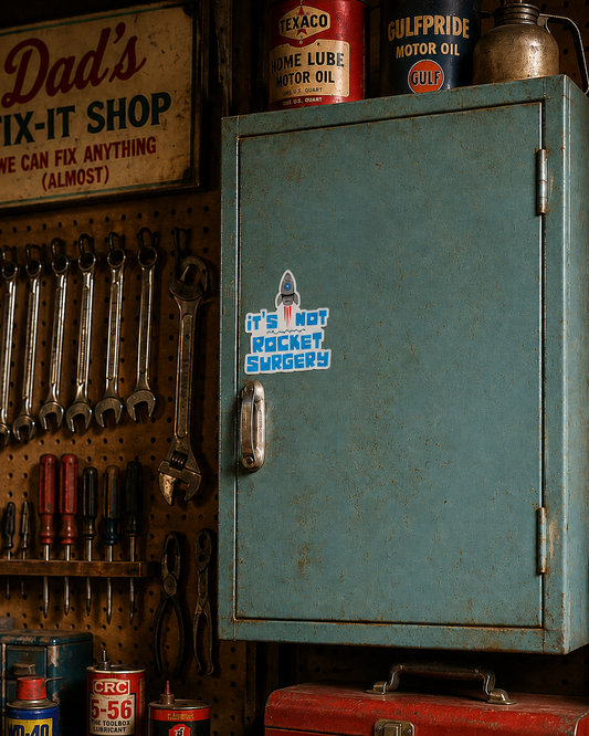 It's Not Rocket Surgery Sticker