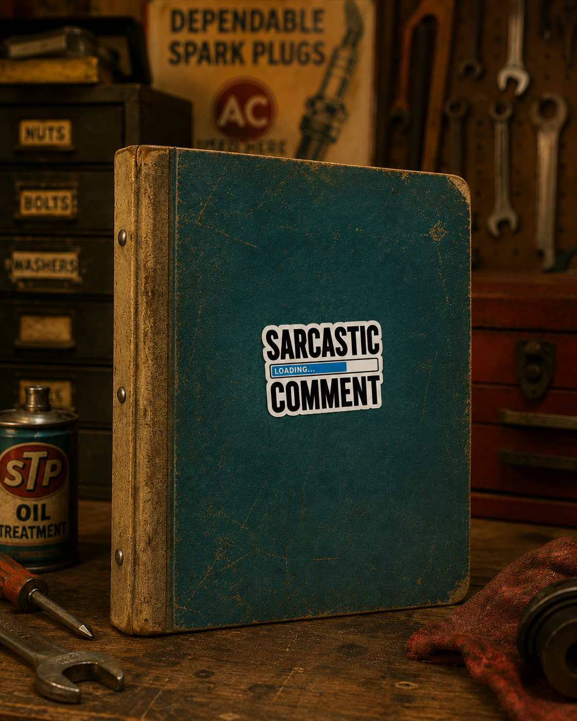 Sarcastic Comment Loading Sticker